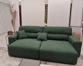 芝华仕现代简约布艺电动沙发床两用客厅复古直排家具芝华士30271绿四 晒单实拍图