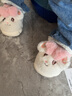 儿童棉拖鞋女童冬季新款2023舒适外穿家居防滑保暖毛绒毛拖鞋女孩 粉色【包跟】 30/31码内长18.5CM约5-6岁 实拍图