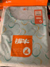 铜牛【商场同款】春夏棉汗布半袖印花女裙圆领睡裙VQ051 夏日鲜橙-白-蓝 S (160/85) 实拍图