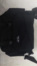 双星单肩包男斜挎包女大容量尼龙包韩版简约高中大学生上课包 黑色升级版【带挂件】 实拍图