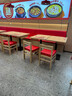 弋思林餐饮店早餐餐饮快餐烧烤店桌椅组合商用经济型小户型家用客厅餐桌 60*60 单桌多层板 实拍图