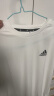 adidas速干运动健身上衣圆领短袖T恤男装阿迪达斯官方轻运动 白色/黑色 A/XL 实拍图