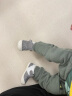 基诺浦 本体感鞋 6-10个月婴儿地板鞋 线下同款 春秋款 宝宝室内鞋 女 TXGBT010 颜色：中灰/白色 110mm_内长12/脚长10.6-11.5cm 晒单实拍图