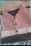 啄木鸟 夏季T恤男棉短袖修身潮流韩版青年男士翻领T恤领半袖PoIo打底 7062粉色 L 【建议100-115斤】 实拍图