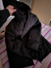 罗蒙（ROMON）棉服男士冬季保暖连帽棉衣休闲商务棉袄外套男爸爸装8882黑色3XL 晒单实拍图