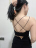 多情猫聚拢交叉美背内衣女抹胸背心无痕无钢圈防走光吊带文胸罩2026新款 黑色单件 M 【34ABC/90-105斤】舒适薄0.8cm 实拍图