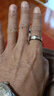 飒雅银戒指男潮流小众单身食指编织925银戒子时尚饰品复古男士指环 国标20号 实拍图