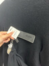 艾诺丝雅诗【商场同款】新款100%绵羊毛修身打底针织衫内搭30938083 黑色 S 实拍图