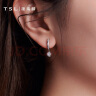 谢瑞麟（TSL）18K金钻石耳坠星之光系列菱形单只耳环耳饰女BD374 单只耳坠（钻石共26颗，约10分） 晒单实拍图
