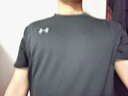 安德玛（UNDERARMOUR）短袖T恤男 25春季新款运动服跑步健身训练打底衫弹力透气圆领T恤 【弹力快干】【Tech面料】主推款 XL (180/100A) 实拍图