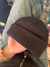 慕衣宾士冷帽子男冬季潮牌瓜皮帽韩版针织帽男女学生地主帽保暖嘻哈毛线帽 黑色 均码（男女可带） 实拍图