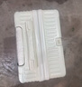 友胜保罗行李箱大容量拉杆箱超轻盈学生旅行箱男女密码箱皮箱多功能登机箱 谷物白 20英寸 【小尺寸登机款】 实拍图