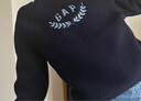 Gap【大小童同款】男女童仿羊羔绒加厚卫衣上衣646064 海军蓝 160 cm (14-15岁) 亚洲尺码 实拍图