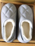 俞兆林（YUZHAOLIN）棉拖鞋男女居家用室内防水EVA鞋套保暖棉鞋 YQ320 灰色 42/43 晒单实拍图