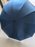 天堂 防紫外线晴雨伞三折 太阳伞黑胶折叠三折晴雨伞 油蓝 实拍图