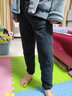 浪莎（LangSha）儿童保暖裤冬季男女童加绒加厚秋裤中大男女孩校服神器内穿打底裤 黑色小熊 150 建议身高140-150cm 实拍图