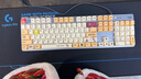 罗技（Logitech） K845机械键盘 有线游戏键盘 办公键盘 电竞电脑办公全尺寸发光 DIY键帽电竞吃鸡节日礼物 K98M无线双模键盘+库洛米键帽+桌垫+掌托 实拍图