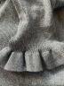 PORTS宝姿 秋季新品女装荷叶边高领套头针织衫LA9K511GXF003 石像灰混色 XS 晒单实拍图