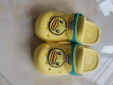 B.Duck小黄鸭童鞋儿童拖鞋男女童耐磨家居鞋洞洞鞋5302嫩黄32 实拍图