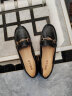 百丽气质乐福鞋女商场同款羊皮革一脚蹬豆豆鞋A1J1DCA3 黑色 38 晒单实拍图