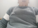 啄木鸟半高领毛衣男士冬季加绒加厚保暖非羊男装毛线衣打底针织衫衣服 灰色 2XL 实拍图