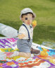 戴维贝拉（DAVE＆BELLA）夏装男童短袖绅士套装宝宝正装2件套背带裤套装DB13370白色80cm 实拍图