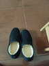 回力一脚蹬男鞋老北京布鞋子男士秋冬季帆布鞋男运动休闲懒人工作板鞋 全黑6249 41 实拍图