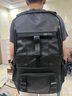 智纳双肩包男休闲商务通勤背包大容量学生书包旅行出差笔记本电脑包 黑色轻奢【带干湿分离】 实拍图