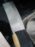 久保利 4cr13不锈合金钢民用菜刀切菜切肉片厨房刀具薄刃型仅限于切片 木柄-经典款 实拍图