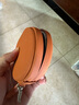 无印良品（MUJI） 可自由组合 收纳包 旅行收纳袋  手拿包 多巴胺 小物收纳 零钱包 橙色 圆形 直径8*厚度1.7cm 实拍图