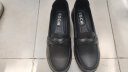 宜驰（EGCHI）女鞋子单中老年妈妈鞋子女士皮鞋乐福鞋 H7523 黑色 39 实拍图