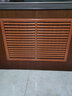正圣2个起拍】暖气罩遮挡板定做格栅装饰网铁艺百叶老式暖气片防尘罩 【红榉木色-仿木纹】洞口尺寸：60 X 120cm 实拍图