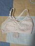 浪莎（LangSha）中年妈妈蕾丝内衣女聚拢收副乳夏季白色棉质超薄美背无钢圈文胸罩 肤色+杏色【舒适透气】 3XL -42/95BC通杯 【送延长扣】 实拍图