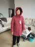 秋芙罗妈妈装冬季高档羽绒服新年红中老年女装50岁60洋气保暖老太太外套 实拍图
