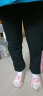 奈克梅西 3-14岁女孩穿的儿童裤子秋冬季外穿加绒加厚女童运动裤中大童洋 黑色刺绣粉条   加绒冬款 160 建议身高150cm左右穿 晒单实拍图