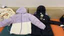 Skechers斯凯奇羽绒服三防科技新款男女大童保暖服L423K119/L424K094 （拼色）女童/浅雪青色/00EW 160 实拍图