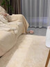 Y U-LIVE轻奢仿兔毛隔凉地毯卧室客厅满铺网红女生房间毛绒撸猫感飘窗长绒 兔毛米白色【长毛升级加厚加密】 50cmx160cm【特价款】 实拍图