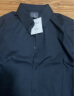 H&M男装易熨烫衬衫春季简约通勤西装内搭标准长袖衬衣男士0977237 黑色 175/100 晒单实拍图