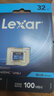 雷克沙（Lexar）tf卡 4K运动相机大疆无人机内存卡gopro手机存储卡MicroSD卡 32G 633x 读100MB 写20MB TF卡 实拍图