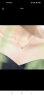 周六福（ZLF）母亲节礼物  PT950铂金项链女款Lucky幸运套链白金时尚百搭锁骨链 40+5cm - 1.9g 晒单实拍图