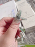 范诗泽999足银蒹葭情侣戒指纯银轻奢小众设计高级感一对钻戒求婚戒礼物 999足银闭口女戒指+精美礼盒 美8号（港17号/18号/19号） 实拍图