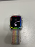 MSSM 适用苹果手表保护壳Apple iwatch s9/8/7/6/5/SE边框硬壳防摔防刮半包保护壳S7/8/9·45mm 银色+透明  实拍图