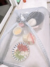 目送（musong）家用盖菜罩伞罩大号可折叠餐桌剩饭食物罩防蚊防尘防苍蝇透气菜罩 长方形灰色素面 实拍图