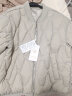 坦博尔轻薄羽绒服女时尚菱格棒球领休闲保暖短款外套TW336260浅青卡165 实拍图