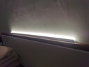 【免打孔】直插式led长条灯带开关日光灯管宿舍台灯超亮酷毙寝室 中性光-灯管长1.2米-20W 实拍图