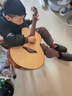 红棉（Kapok）旗舰民谣吉他全单板初学者练习演奏专业级弹唱乐器儿童成人通用zh 36寸G2【品质单板】圆角亮光 【需拾音器请联系客服额外加装】 实拍图