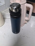 泰福高（TAFUCO）茶水分离保温杯男办公室泡茶杯水杯女316钢大容量温盖子喝水 【一杯两饮款】750ml 午夜蓝 实拍图