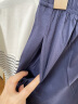 康妮雅（Conlia）睡衣女夏2024年新款条纹短袖中裤棉拉架休闲宽松可外穿家居服 白蓝条 L码 推荐160-170cm/55-68kg 晒单实拍图