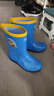回力儿童雨鞋男童女宝防滑水靴加厚小孩高筒胶鞋中大童防水鞋子 【回力】8055儿童包边款-蓝色 35 【内长22.5cm】 实拍图