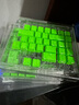 雷蛇（Razer）PBT/ABS键帽升级套件 樱桃配列 双色注塑 游戏机械键盘104透光含拔键器 PBT键帽+弹簧线炫绿 实拍图